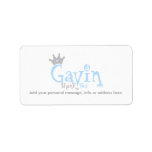 Custom Design - Gavin Address Label