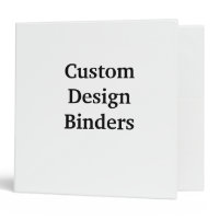 Custom Design Ring Binders