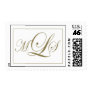 Custom Designed Monogram Medium Postage Stamp