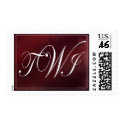 Custom designed monogram postage by aslentz Custom designed monogram postage