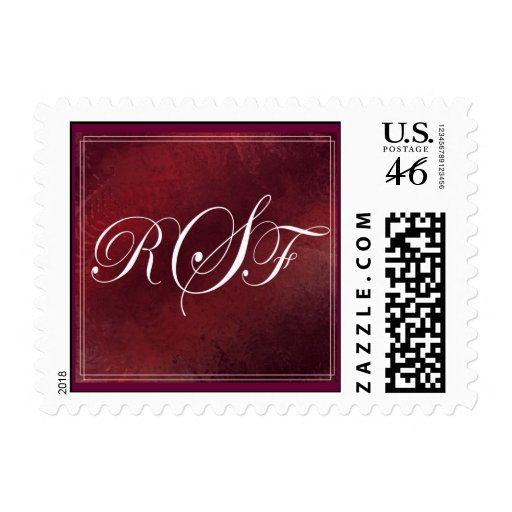 Custom designed RSF monogram Postage Stamp