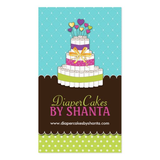 Custom Diaper Cakes Business Cards Zazzle