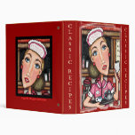 Custom Diner Recipe Binder Scrapbook