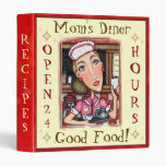 Custom Diner Waitress Recipe Binder