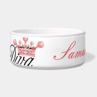 Custom Diva Dog Bowl petbowl