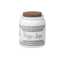 Custom Dog Treat Jar Candy Dish