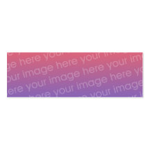 Custom Double Photo Bookmark w/Emerson Quote Business Card Template