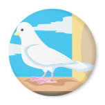 Custom Dove Cartoon magnets