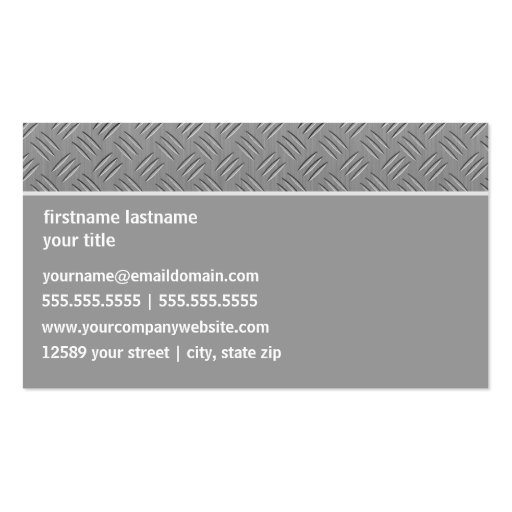Custom Elegant BusinessCard Business Cards (back side)