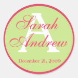 Custom Elegant Wedding Stickers