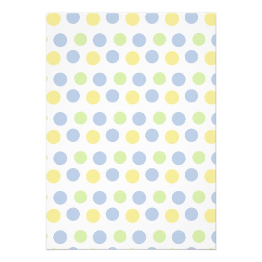 Custom elephant polka dots baby boy shower cards