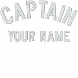 Custom Embroidered Captain Template Hoodie