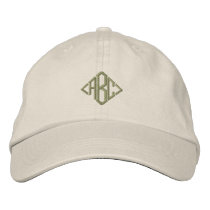 Custom Embroidered Monogrammed Hat Style 2 Embroidered Baseball Cap