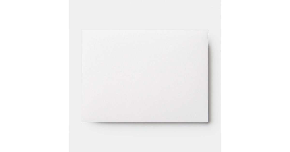 Custom Envelope (4x6 A6) White Zazzle