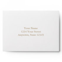 Custom Envelope with Cream Interior