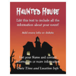 Custom Event Haunted House flyers