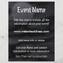 Custom Event Midnight Moon Flyer