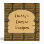Custom Faded Burger Binder
