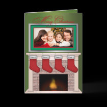Custom Family Christmas Card cards