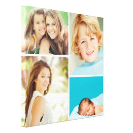Custom Family Photo Collage Canvas Print