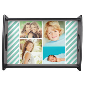 Custom Family Photo Collage Serving Platter
