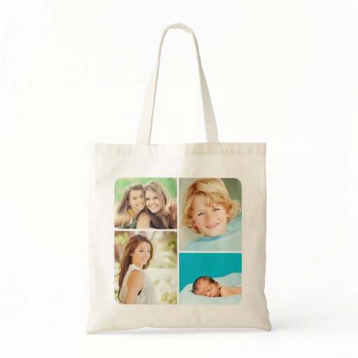 custom_family_photo_collage_tote_bags ...