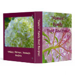 Custom Family Recipe Book Binder Hydrangeas gifts
