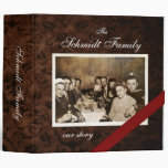 Custom Family Story Photo (unframed) 2" Binder binders