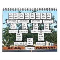Custom Family Tree 2011-2012 Calendar
