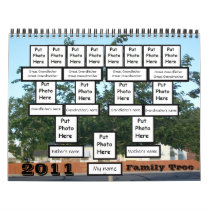 Custom Family Tree 2011 Calendar