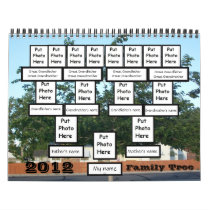 Custom Family Tree 2012 Calendar
