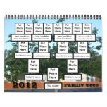 Custom Family Tree 2012 Calendar