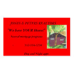 Custom Fancy Red Business card business cards