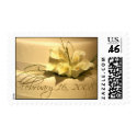 Custom February Calla Lily Wedding Cake postage