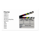 Custom Film slate clapboard movie business card