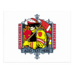 Custom Firefirefighter Postcard