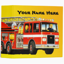 Custom Firetruck  Binder binders