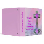 Custom First Holy Communion Vinyl Binder