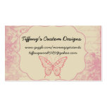 Custom floral business card