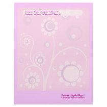 Custom Floral Vintage letterhead by jamiecreates1 Custom Floral Vintage letterhead