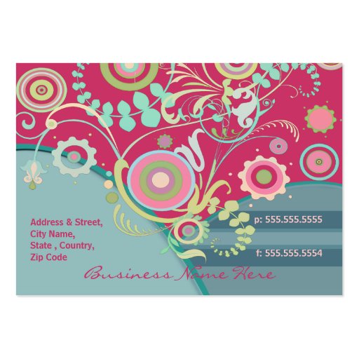 Custom Florist / Other Business Card (front side)