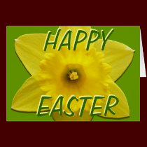 Custom Flower Card Personalized Daffodil Cards cards