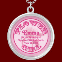 Custom Flower Girl Necklace necklaces
