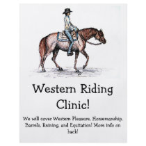 Custom Flyer for Barn or Horse Event or Sale