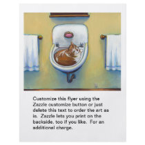 Custom flyers for cat rescues sitters groomers