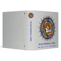 Custom Football Card Binder by ZazzleBinders Custom Football Card Binder