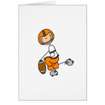 Custom Football Orange Card by stick_figures Custom Football Orange Card