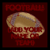 Custom Football Poster posters