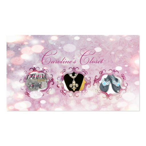 Custom for Caroline Business Card (front side)