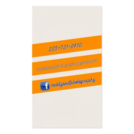 Custom for Michele Business Card Templates (back side)